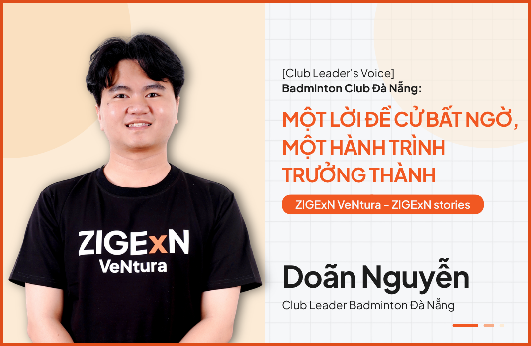 [Club Leader's Voice] Badminton Club Đà Nẵng: Một lời đề cử bất ngờ và một hành trình trưởng thành