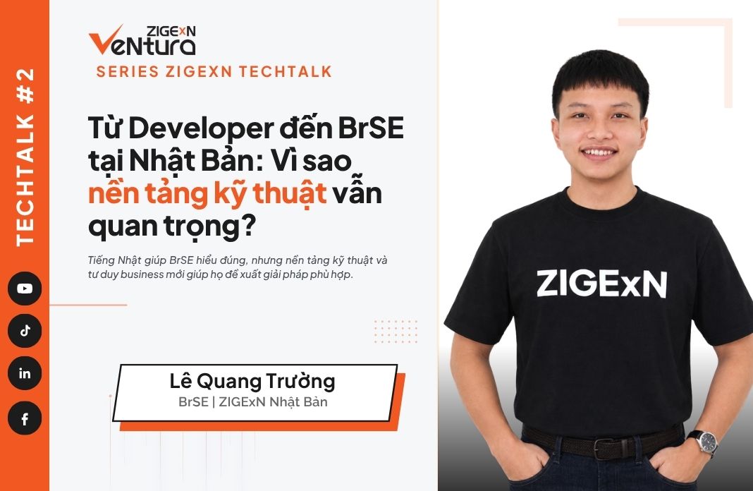 ZIGExN TechTalk #2: Từ Developer đến BrSE tại Nhật Bản: Vì sao nền tảng kỹ thuật vẫn quan trọng?