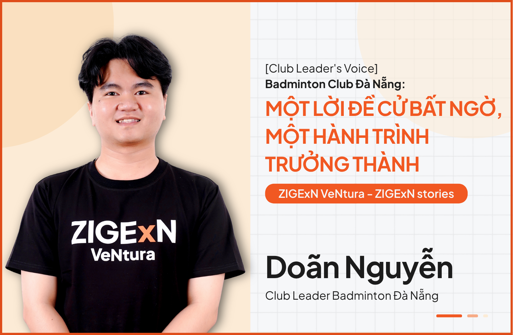 [Club Leader's Voice] Badminton Club Đà Nẵng: Một lời đề cử bất ngờ và một hành trình trưởng thành